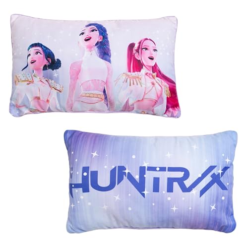 K Pop Demon Hunters Reversible Bolster Cushion, Purple
