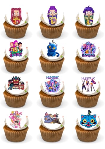 KPOP Wafer Card Cupcake Topper Edible Cake Decoration